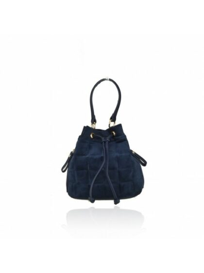 Modische Blaue Kunstledertasche mit abnehmbarem Schulterriemen - Stilvoll und praktisch!