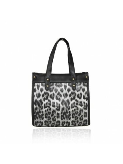 Stylische Kunstledertasche mit Leopardenmuster und Schultergurt - Perfekt für einen modischen Auftritt!