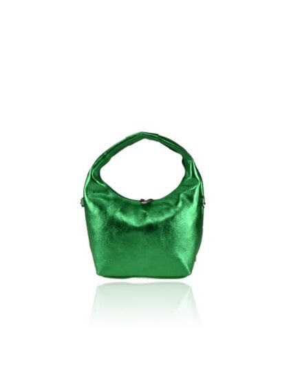 Stilvolle grüne Leder Kuriertasche mit Schultergurt – Perfekt für den modernen Look