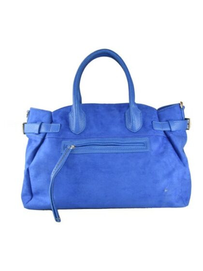 Stylishe Kunstleder Handtasche mit Schulterriemen in Royal Blau - Perfektes Accessoire für jeden Look!