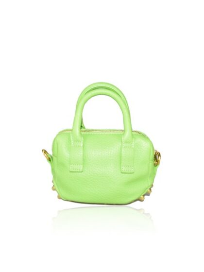 Stylische grüne Kuriertasche aus Kunstleder mit Schulterriemen - PU Mini Handtasche für einen trendigen Look