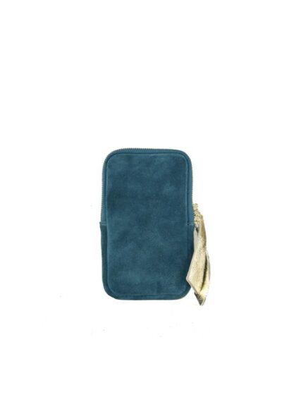 Stilvolle Kuriertasche aus echtem Leder in Teal mit verstellbarem Schulterriemen - Perfekt für unterwegs