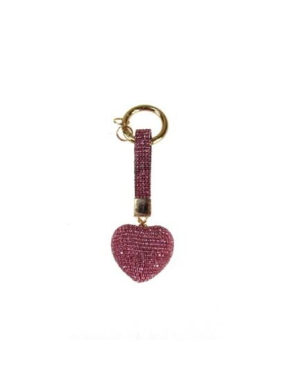 Hochwertiger Schlüsselanhänger aus Kunstleder in Violett - Coole Ergänzung für Taschen und Accessoires
