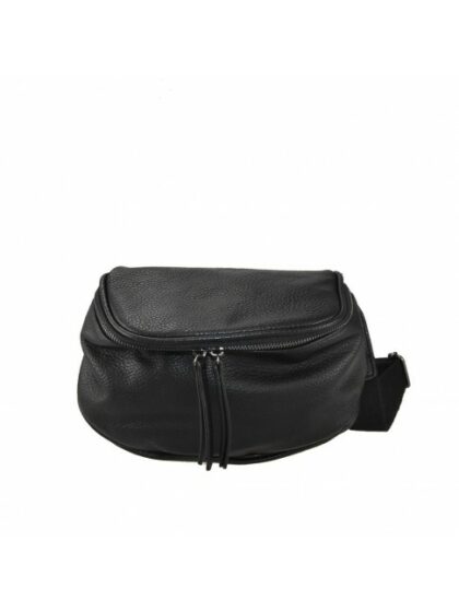 Stylische schwarze Kunstledertasche/Clutch mit abnehmbarem Gürtel - Perfekt für jeden Anlass!