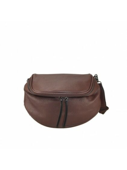 Stylische Kunstleder-Tasche/Clutch in Braun mit abnehmbarem Gürtel - Perfekt für jeden Anlass!